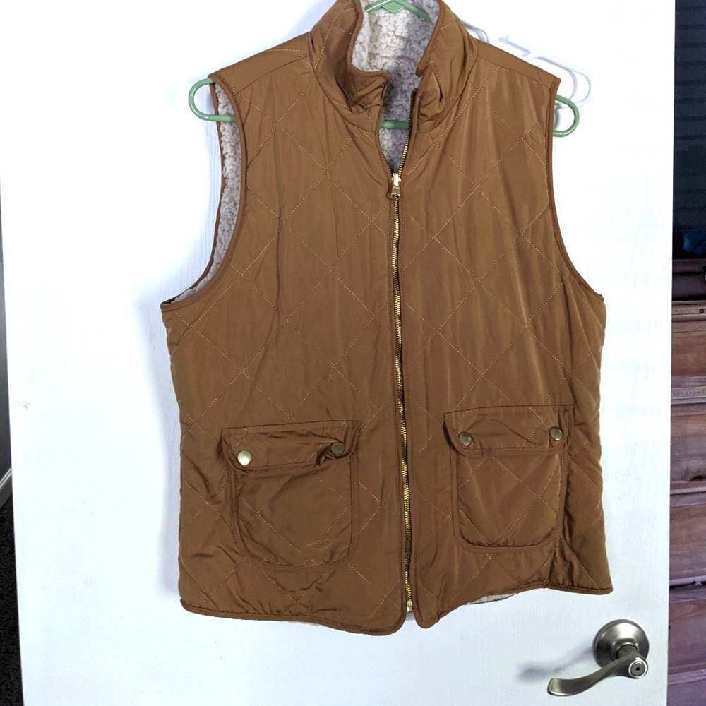 Sherpa vest Reversible